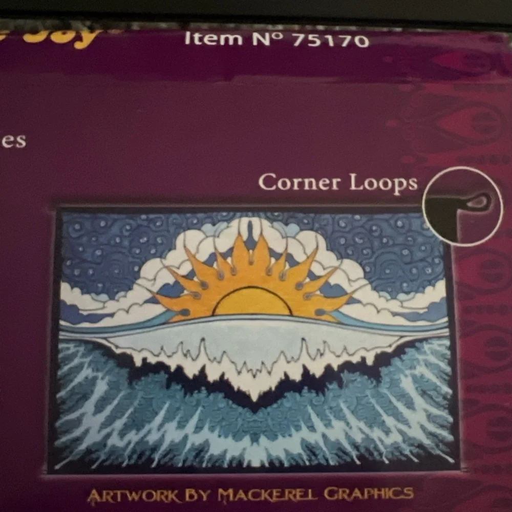 NWT/NEW 3D Art Tapestry Sunshine Joy 90